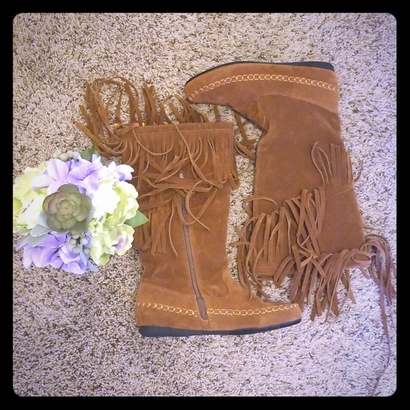 Leila Stone Shoes - Moccasin Boots ♡